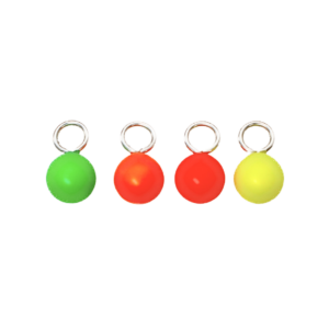 Kugelanhänger neon 6mm baBa jewellery